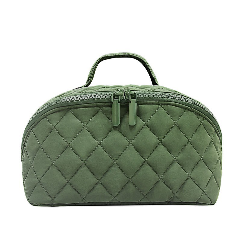 Luxury Skincare Samples - Women's Luxury Quilted Cosmetic Bag, Large