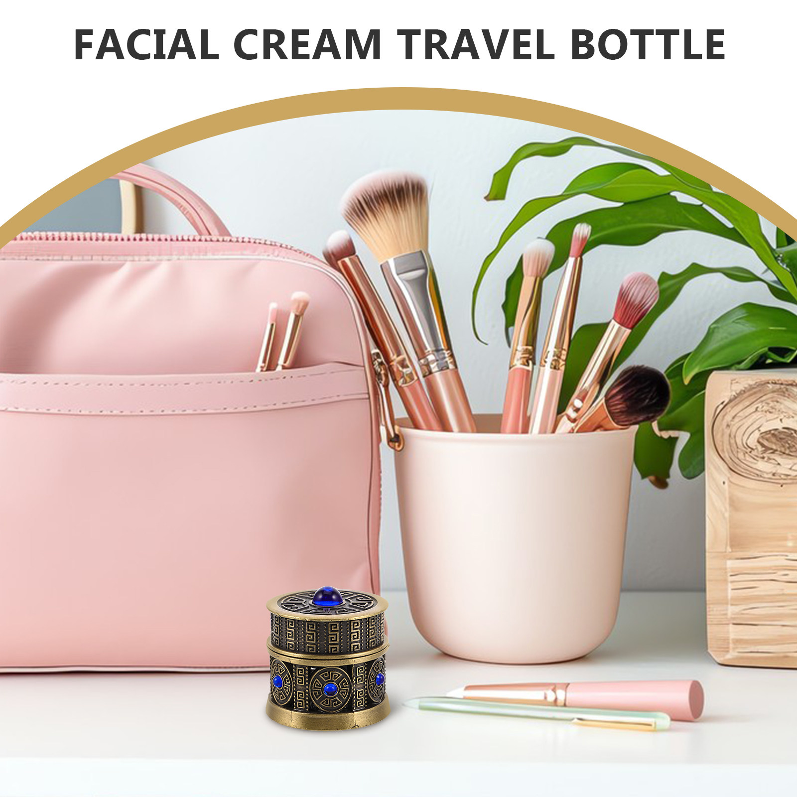 Sturdy Refillable Cream Jar Me - Luxury Skincare Travel Size recension och pris